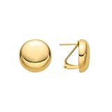LUXENTER Pendientes de Plata De Ley 925 acabados en Oro 18K. Color Dorado. Joyas para Mujer - ModeloKelnab