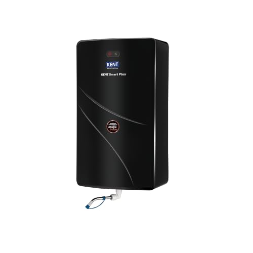 Image of KENT Smart Plus UV Water Purifier | UV+UF+Alkaline+Copper Water Purification | With Benefits of Alkaline & Copper | Fully Automatic Operation | UV Fail Alarm | Wall Mountable | 60 L /hr Output | Black