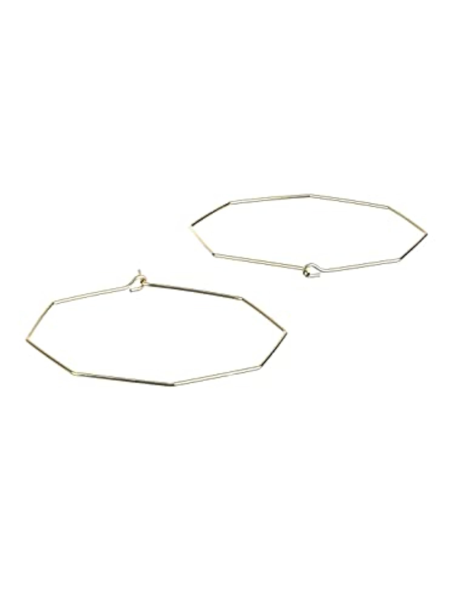 Plated Brass Hoops and Stud Earrings Set of 6