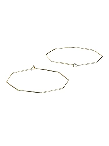 Plated Brass Hoops and Stud Earrings Set of 6