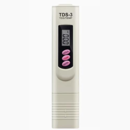 Medidor Condutivímetro Digital TDS 3 PPM Pureza da Água 0-9990ppm, Alta Precisão e Qualidade