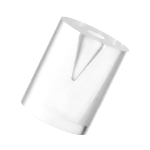 FUNOMOCYA Sushi Cone Bracket Ice Cream Cone Stand Transparent Single Hole Holder for Home Use for Restaurants and Parties for Desserts and Snacks Display