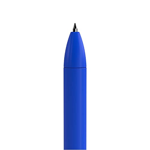 Image of Staples TRU RED Retractable Gel Pens, Medium Point 0.7mm, Blue Ink, 24 Pack - Quick-Dry Pens for Smooth Everyday Writing