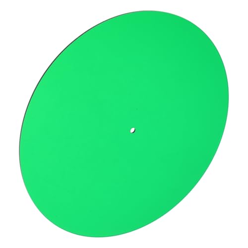 Toddmomy Turntable Platter Mat Acrylic Record Player Pad Vibration Reducer Noise Reduction Mat