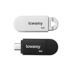 lcwamy 8GB USBC Flash Drive 2 Pack Type C USB Stick USB C Memory Stick USB Stick USB C USBC Stick (2PCS 8GB)