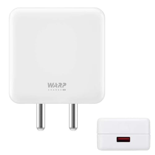 Image of Original 65W Warp Charging Adapter Compatible with oneplus 12 / 12R / 12 Pro / 11 /11R / 10R / 10 Pro /Nord CE 4 / Nord 3 / Nord 3T / Nord 2t (65W Warp Adapter)