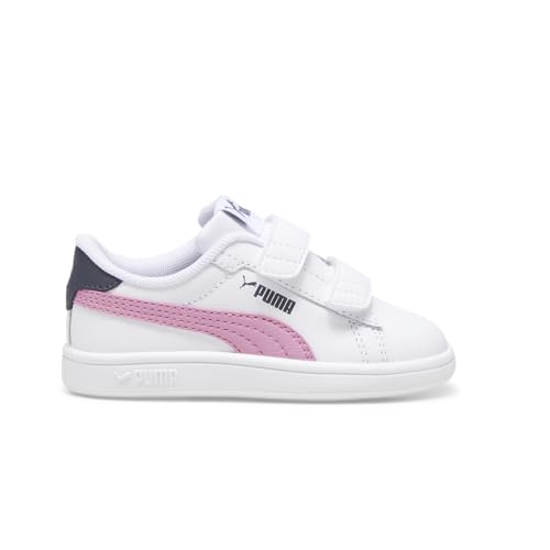 PUMA Infant Boys Smash 3.0 Leather V Slip On Sneakers Shoes Casual - White