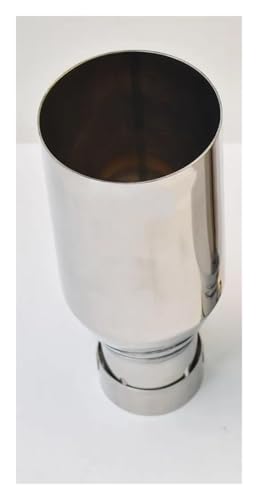 Silencieux d'échappement monocouche à bord plat en acier inoxydable