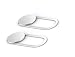 Webcam Cover -Silver Metal Magnet Slider - for Laptops Macbooks PCs Tablets Echo show TV , for Privacy and Security against Cam Hacks by Unitedtime (Silver Metal 2 Pack)