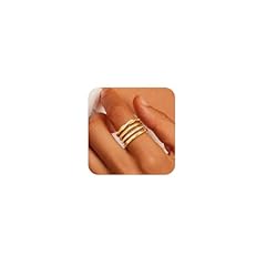 02-4Pcs Gold Stacking Rings