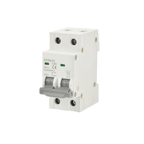 Micro-disjoncteur solaire 2P protège vos batteries contre les surcharges