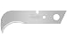 Produktbild MARTOR 10 x Große Spezialklinge Gebogene Klinge, Ersatzklinge Cuttermesser, Sicherheitsmesser, 93 mm Lang, 33mm Breit, Scharf, Im Spender, Nr. 104