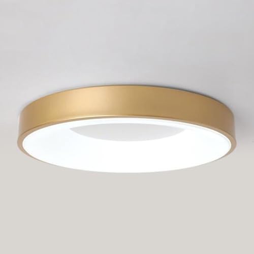 Plafonnier LED tricolore variable rond or de 50cm - 2