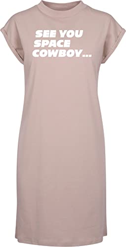 Hippowarehouse See You Space Cowboy t-Shirt Dress Women's Adults Nightie Nightdress