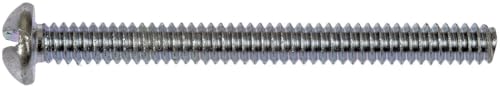 Vis à métaux à tête ronde fendue acier Dorman 784606 quincaillerie filetée