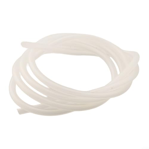 Eawfgtuw Manguera de silicona transparente de 2 x 4 mm, tubo de agua de alta resistencia para pequeños electrodomésticos y equipos eléctricos con UV (1 metro)