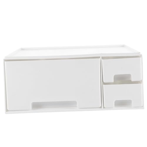 Support moniteur bureau blanc au design simple et sécurisé - 2