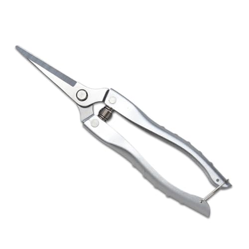 YARNOW ステンレス製園芸剪定ばさみ 軽量滑らか枝切り鋏 ガーデニング用小枝剪定工具 果樹や生け花適用 手に優しい 設計