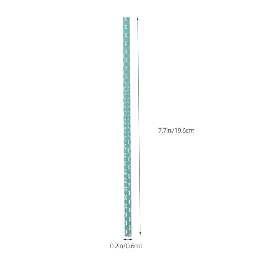 Pitillos desechables de papel tema sirena 100 pcs miniatura 2