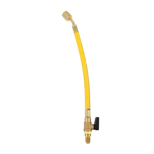 Manguera de recarga para aire acondicionado SOLUSTRE, tubo de llenado para refrigerantes R134a, R410a y R22, conexión de cobre para automóvil miniatura 1