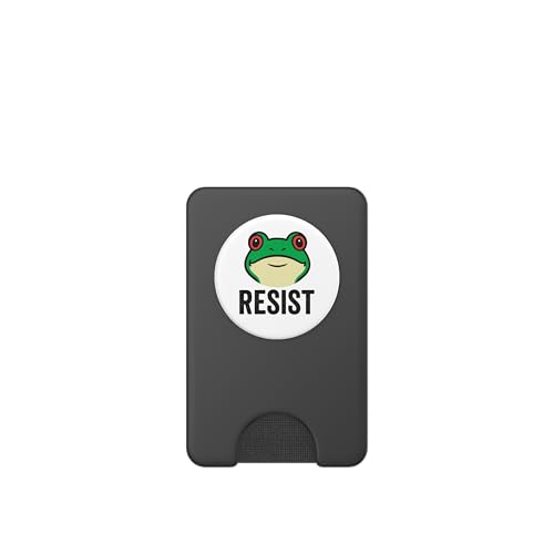 Résister Portland Frog Resistance Movement Protest PopSockets PopWallet pour MagSafe – vue 2