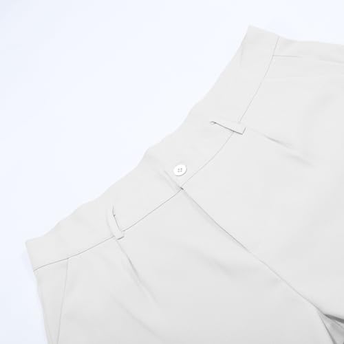 Mens Loose Fit Suit Dress Pants Casual Business Straight Leg Formal Pants Wrinkle Free Flat Front Work Trousers4