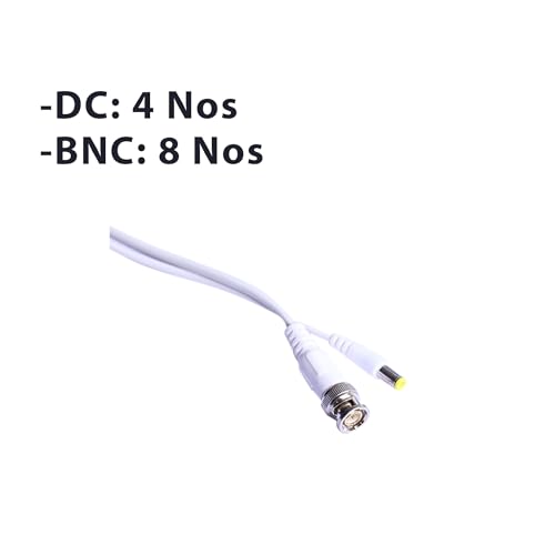 Image of HIKVISION 2MP 1080P 4 Channel DVR, 2MP 3 Dome & 1 Bullet Cameras [Night Vision + EXIR Technology + Motion Detection + HDTVI] + 1 TB HDD + 4 CH SMPS + CCTV Cable + BNC /DC