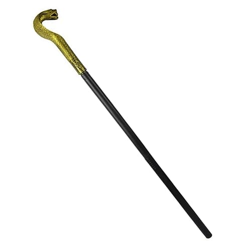 MEISH Sceptre de serpent doré - Accessoire de déguisement - Pharaon égyptien - Pour Halloween, cosplay, carnaval