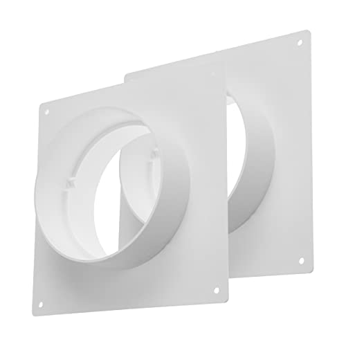 Vent Systems Lot de 2 connecteurs de conduit d'aération droit de 10 cm en plastique pour système de refroidissement, chauffage, ventilation et climatisation de 10 cm Cover