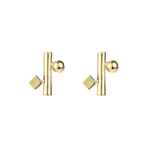 Image of SALTY Anti Tarnish Heart of Rouge Studs Earrings Set for Women | Stylish Fashion Jewellery | Accessories for Girls | Minimal Jewelry | Ideal for Gifting | Gift for Diwali, Christmas, Marriage, Birthday