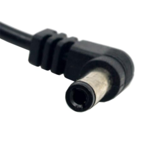 Cable DC Power 5.5 x 2.1mm macho ángulo 60cm miniatura 6