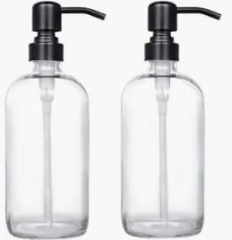 (2-Pack) Automatic Spray Dispenser, Adjustable Air Freshener Dispenser, Wall Mounted or Standing Aerosol Sprayer for Living Room Bathroom Bedroom Hotel Office Commercial Place (Dark Wood Grain)