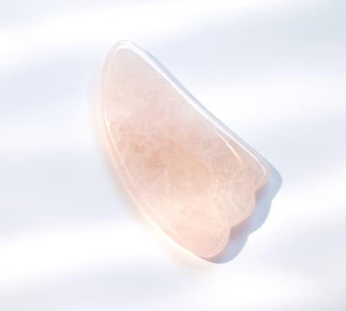 Miniatura 2 de Gua de cuarzo rosa 100% natural | Herramienta de masajeador para cara, ojos, cuello, relajación muscular corporal | Belleza facial y herramienta de