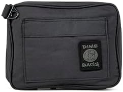 DIME BAGS Lockable Odor Sealing Padded Pouch, 3-Digit Combo Lock & Hidden Storage Pocket, Carbon Lined Scent Protection Boss