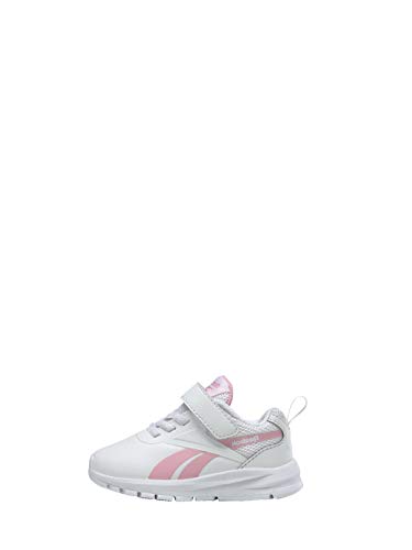 Reebok Rush Runner 3.0 Syn ALT, Zapatillas de Running para Niñas, Blanco/Blanco/ROSSUA, 25 EU
