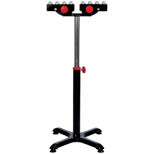 SIP V-Type Roller Ball Stand Adjustable 700-1150mm 100kg Capacity Roller Stands for Woodworking