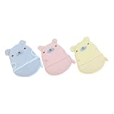 VICASKY 3 Stuks Schuim Baddoekje Baby Shower Spons Body Scrub Handschoenen Bad Scrub Mitt Babybadje Loofah Kinder Washandjes Loofah Terug Scrubber Schuim Spons Cartoon Zeep Katoen