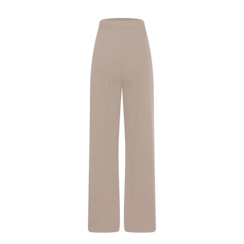 Womens Fall Cargo Sweatpants Casual Trendy High Waist Elastic Athletic Pant Comfy Solid Color Workout Running Trousers