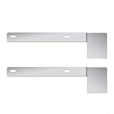 Compatibilité sécurisée à 2 trous : le motif à 2 trous précisément espacé et le support robuste réduisent les vibrations et maintiennent les plaques d'immatriculation stables sur les autoroutes et les routes accidentées ; s'adapte à la plupart des points de montage verticaux standard.