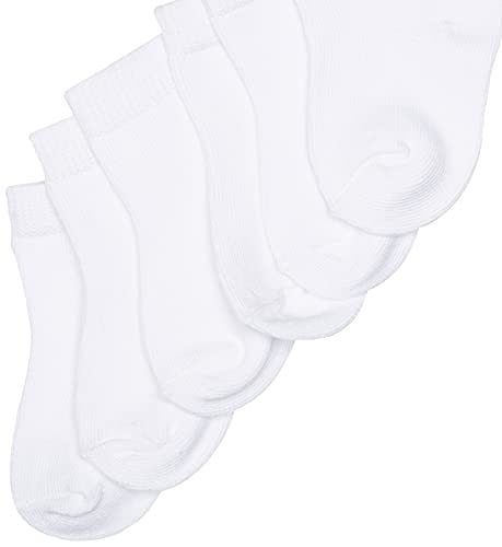 Touched By Nature Baby Organic Cotton Socks, White, 0-6 Months #TOP2