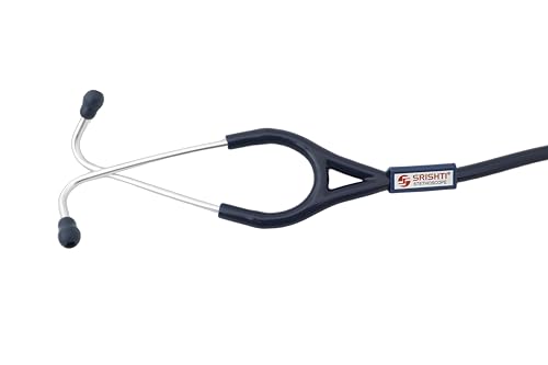Image of THROB-SS|| VERSATILE ADULT AND PAEDIATRIC 2-SIDED CHEST PIECE|| ANODIZED ALUMINIUM HEADSET WITH COMFORTABLY ANGLED (Blue)