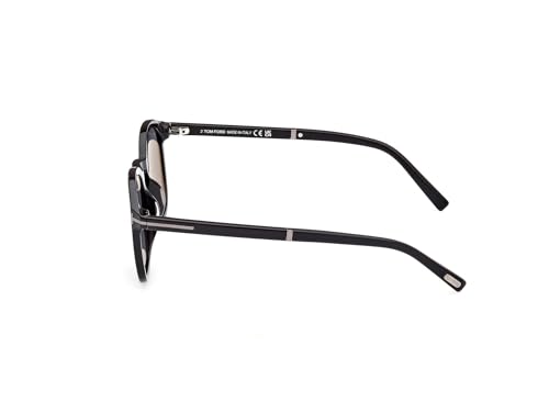 Image of Tom Ford JAYSON FT 1020-N Shiny Black /Grey 52 /21 /145 unisex Sunglasses