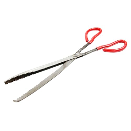 TOVINANNA Pinza Antiscivolo per Granchi e in Metallo Impugnatura ABS Multiuso per Frutti di Mare Attrezzo 43 CM per Pesca e Manipolazione Sicura di Aragoste e Pesci di Fiume