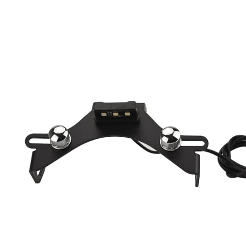 Support de plaque pour YZF-R6 avec suppression de garde-boue rigide noir