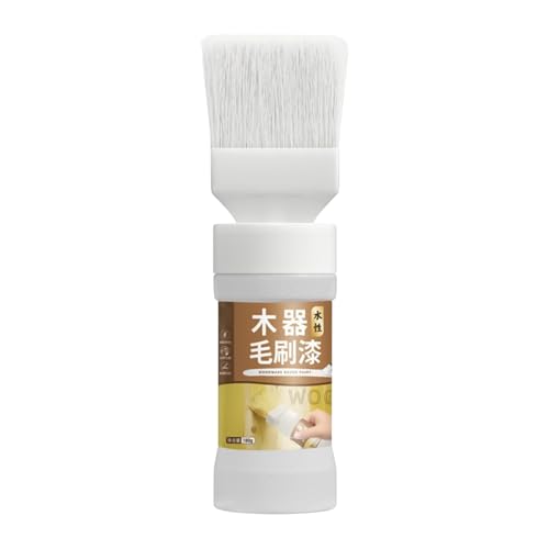 Pintura de reparación genérica para muebles | Suministros de bricolaje a base de agua | Pintura para gabinetes de madera con pincel, para raspaduras, daños, manchas, grietas