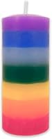 LAMARE Esoterische Chakra-Kerze – Esoterische Kerze in 7 Farben für Meditation, Energieheilung, Reiki, Yoga, harmonisiert und aktiviert die Chakren, stabilisiert Körper, Geist und Leben.