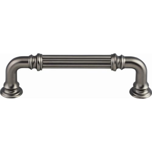 Top Knobs Reeded 3 3/4" CTC Cabinet Bar Pull Ash Gray TK322AG