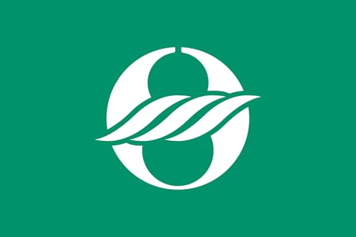 Drapeau XL Nagahama Shiga variant vert pour décoration