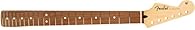 PLAYER REVERSE HEADSTOCK STRATOCASTER NECK: Turn it upside down with the Fender Player Reverse Headstock Stratocaster neck. Longer string length on the wound strings adds tension and creates more definition and the shorter treble strings can be easie...