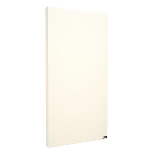 Bluetone Acoustics Wall Panel Pro - Paneles fonoabsorbentes profesionales para eliminar ruidos y ecos - Paneles acústicos para pared y techo (100x50x5cm, Ecru)